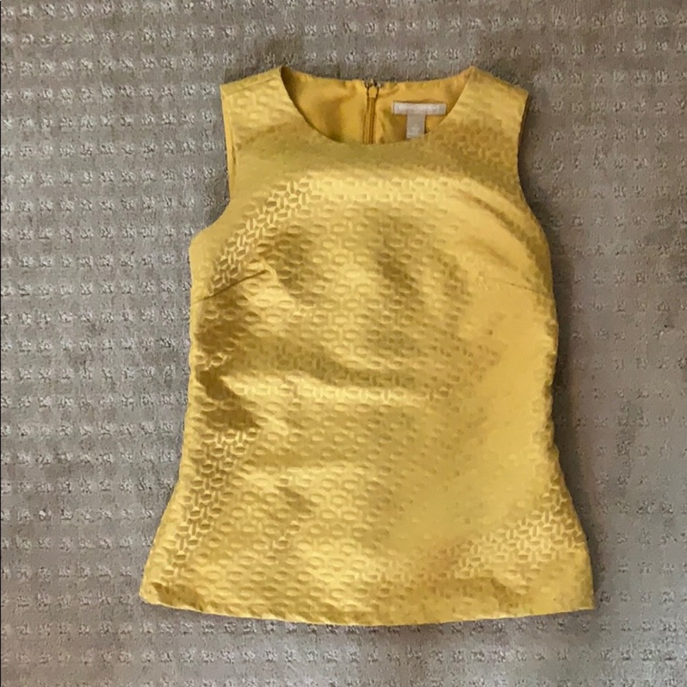 Banana republic top mustard